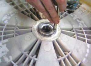 How to change the bearing on the drum of a Candy washing machine