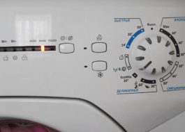 מצבי שטיפה של מכונת כביסה בממתקים
