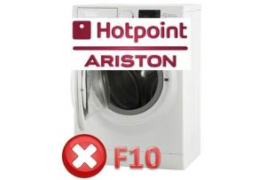 Error F10 en la lavadora Ariston