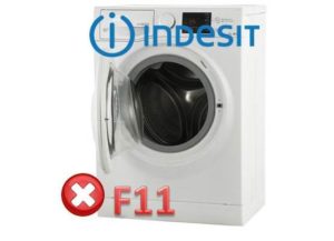 Errore F11 nella lavatrice Indesit
