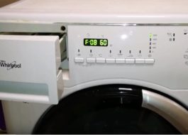 Paano maiayos ang error na F08 sa washing machine ng Virpul