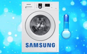 Samsung máquina de lavar roupa não aquece a água