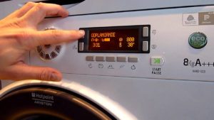 Teste de serviço de máquina de lavar roupa Samsung