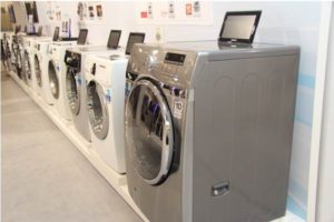 Máquinas de lavar roupa LG e Samsung com inversores