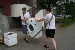 vaskemaskine transport