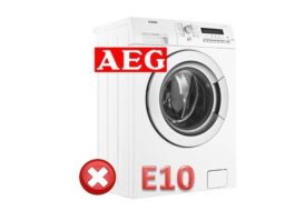 Грешка E10 в пералнята AEG