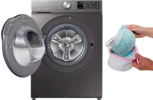 Waschen von Wäsche in der Waschmaschine