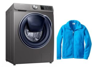 Sådan vaskes fleeceemner i en vaskemaskine