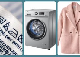 Wie man einen Wollmantel in einer Waschmaschine wäscht?