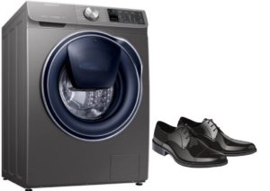 Có thể giặt giày da trong máy giặt
