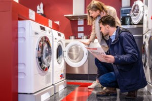 Kontrol af vaskemaskinen ved køb