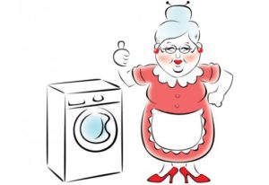 Enkel tvättmaskin för äldre