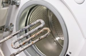 trên máy giặt và sấy, máy sưởi thường bị cháy
