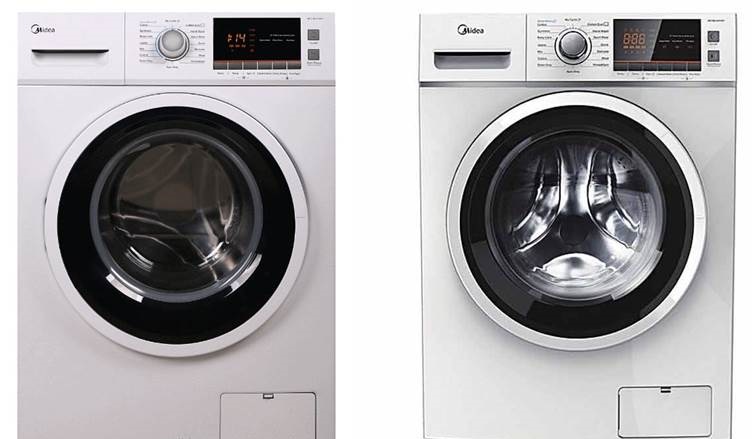 ví dụ về các mẫu máy giặt Midea