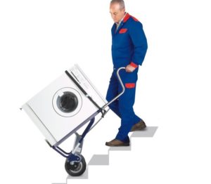 How to carry a washing machine alone?