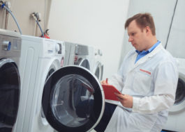 Como realizar um exame independente da máquina de lavar roupa?
