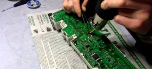 check and repair the control board