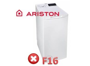 Errore F16 nella lavatrice di Ariston