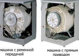 Видове задвижвания на перални машини