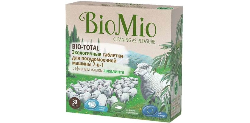 Таблетки за миене на съдове BioMio