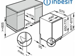 Как да инсталирате съдомиялна Indesit