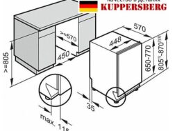 Как да инсталирате съдомиялна Kuppersberg