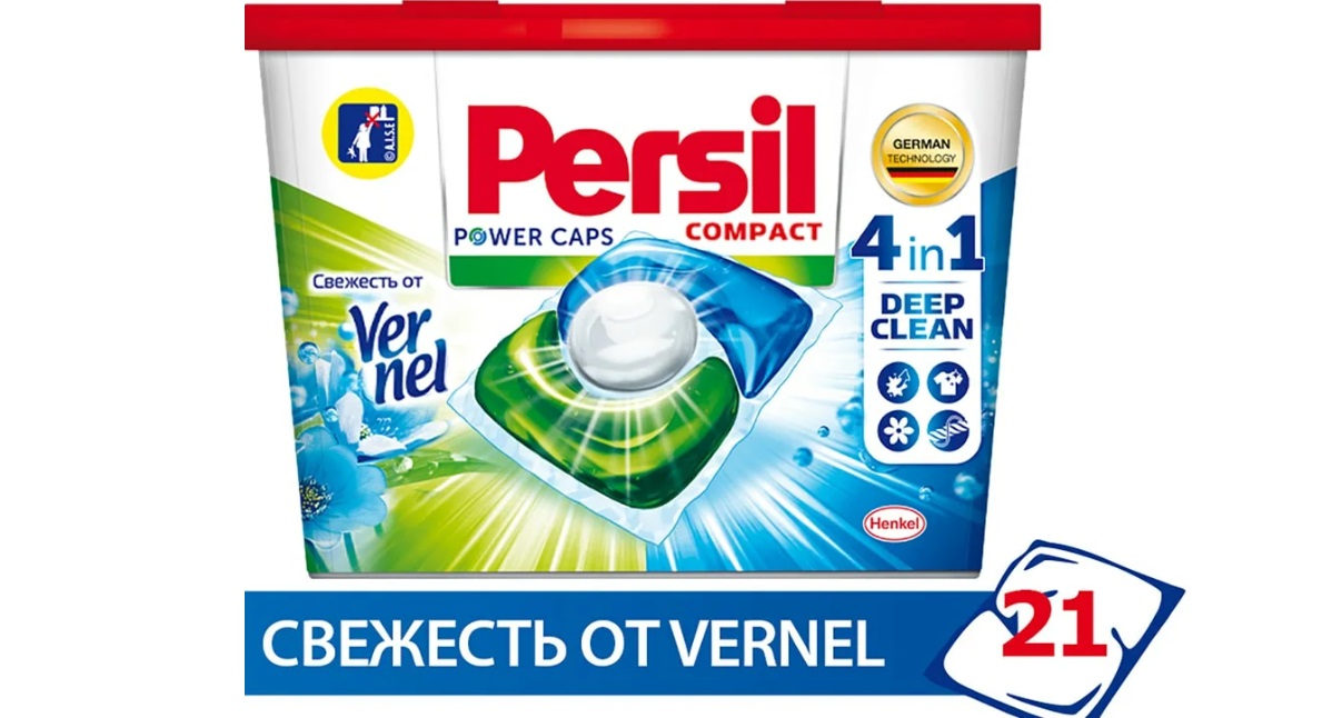 Persil капсули Power Caps Color 4 в 1