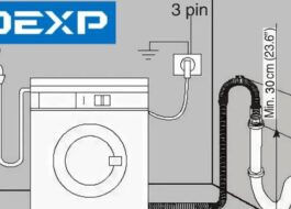 Свързване на пералня Dexp